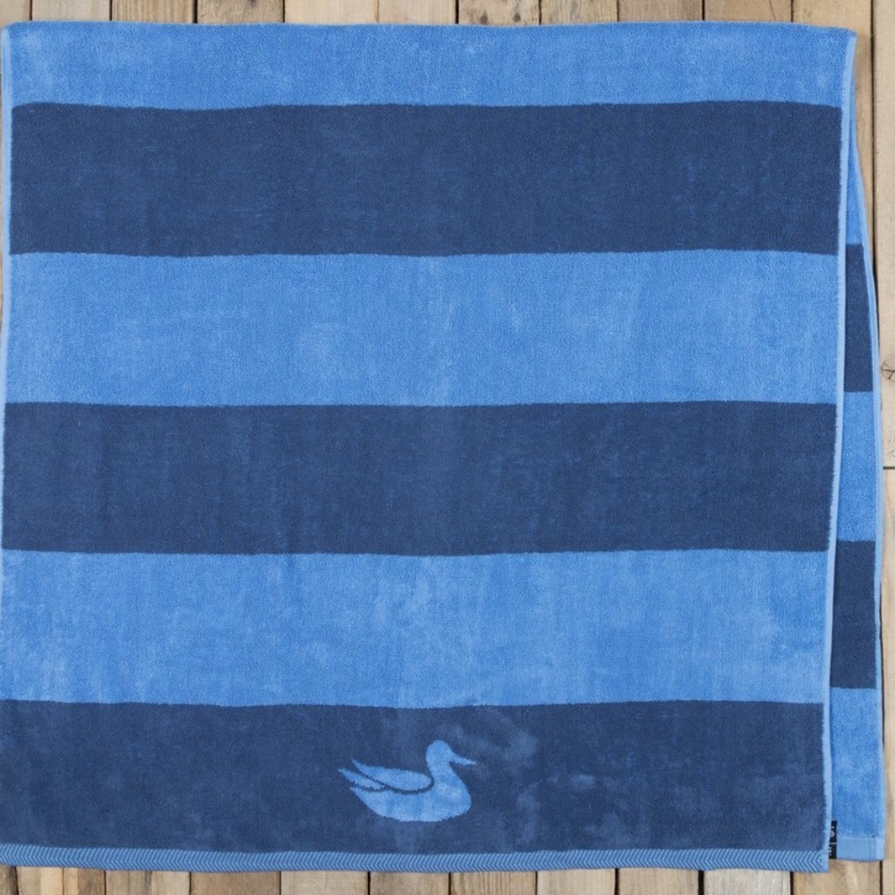 Southern Marsh Stripes Beach Towel